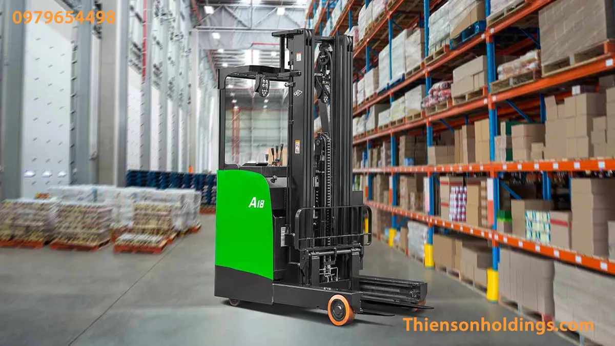 Xe nâng điện đứng lái 1.8 tấn Reach Truck