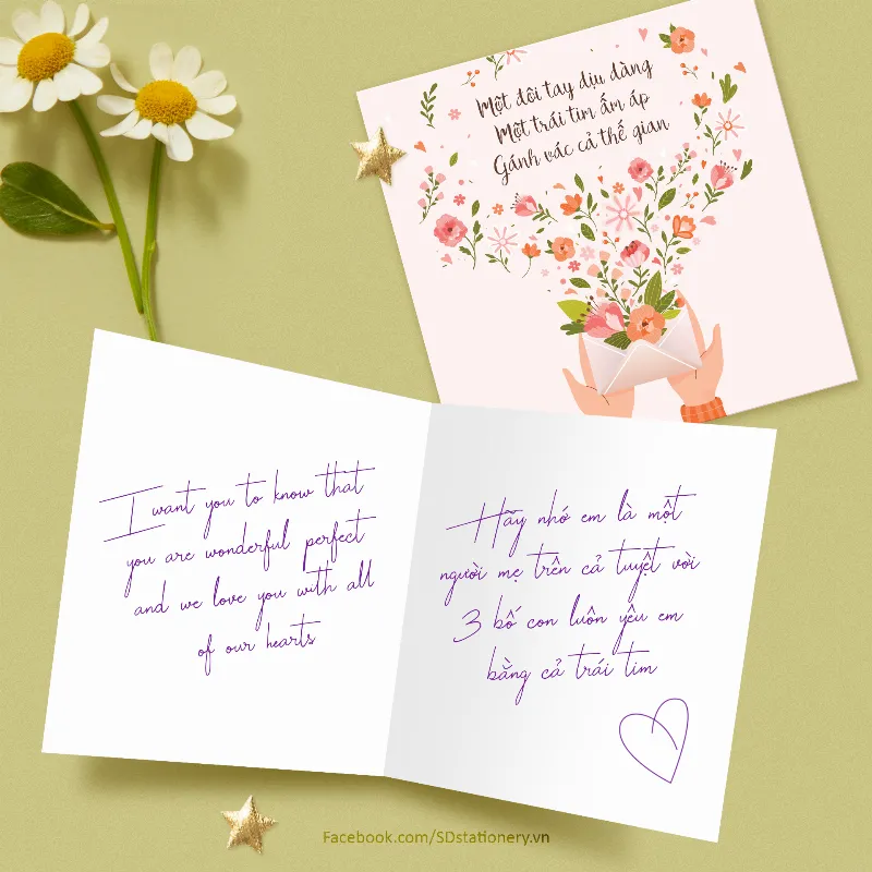 thiệp tặng ngày của mẹ