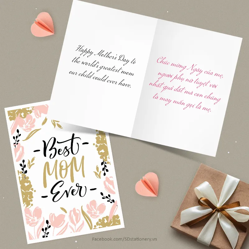 thiệp tặng ngày của mẹ