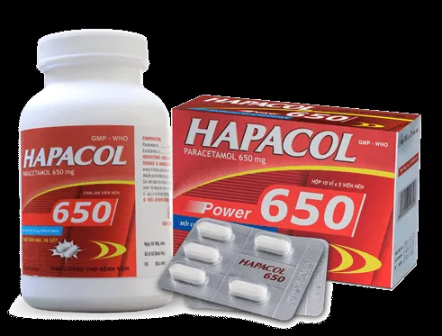 Hapacol 650 giúp cải thiện các tình trạng như sốt ê ẩm toàn thân