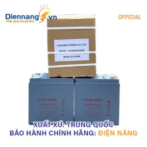 Ac quy Chilwee 6V 260Ah - cận cảnh