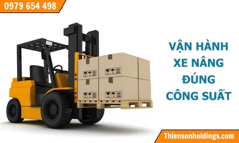 Nâng hàng hóa vượt quá tải trọng xe sẽ làm xe quá tải, hư hỏng nặng nguy hiểm hơn có thể dẫn đến mất lái