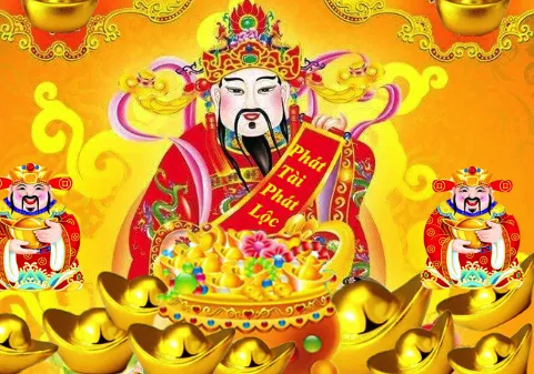 Mâm cúng thần tài miền Nam