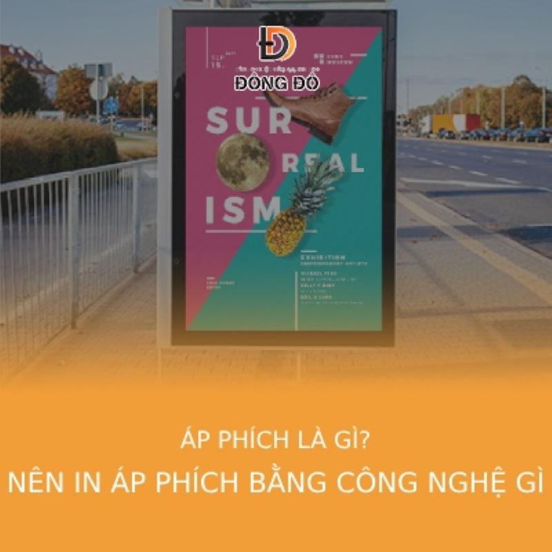 Ap phích quảng cáo sản phẩm chất lượng cao