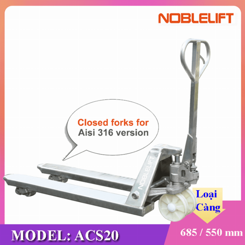 Bảo quản xe nâng tay inox