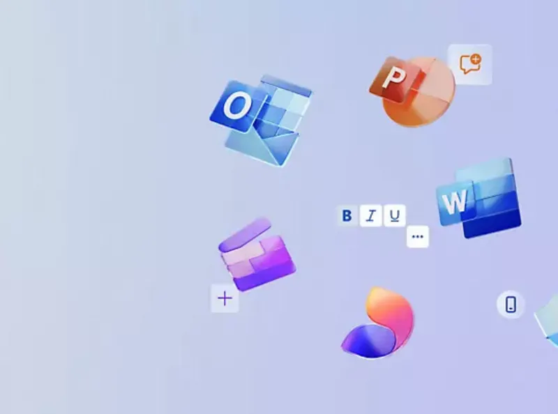 Các loại phiên bản Microsoft Outlook phổ biến: desktop, web, mobile.