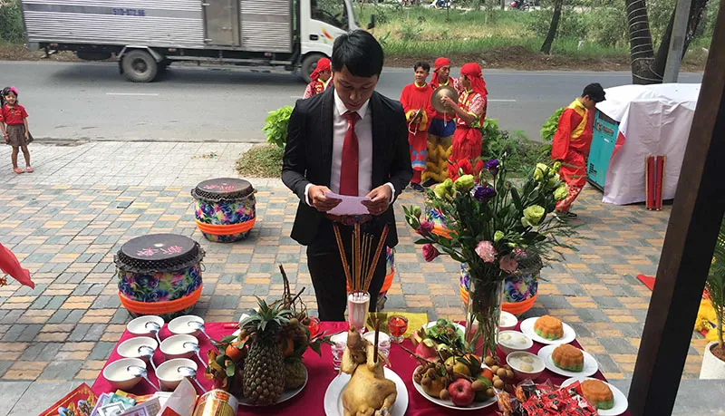 Cách cúng khai trương