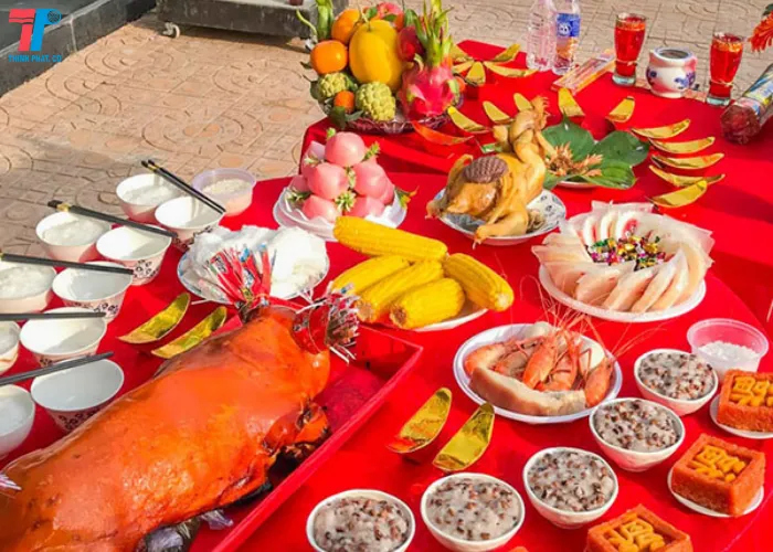 Alt: Nghi thức cúng giỗ tổ nghề xây dựng