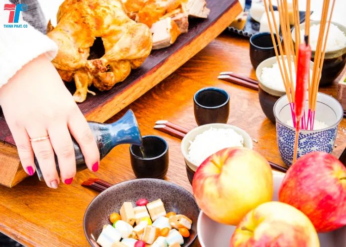 Alt: Nghi thức cúng giỗ tổ nghề xây dựng cho người mới vào nghề