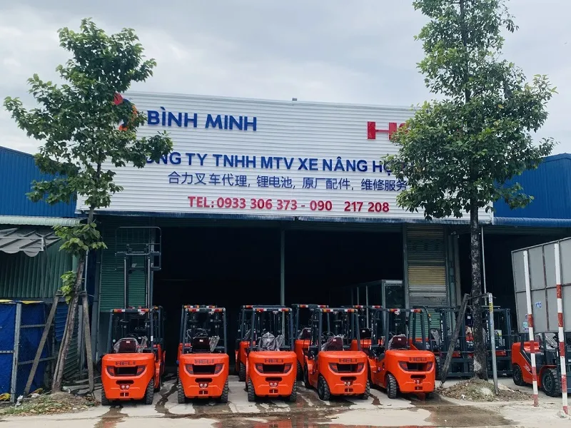 Kho xe nâng Heli Bình Dương