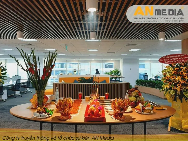 Mâm cúng khai trương