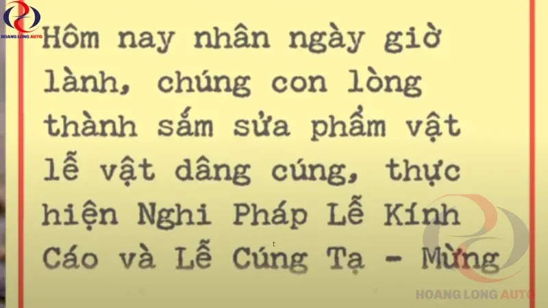 Văn khấn cúng xe nâng