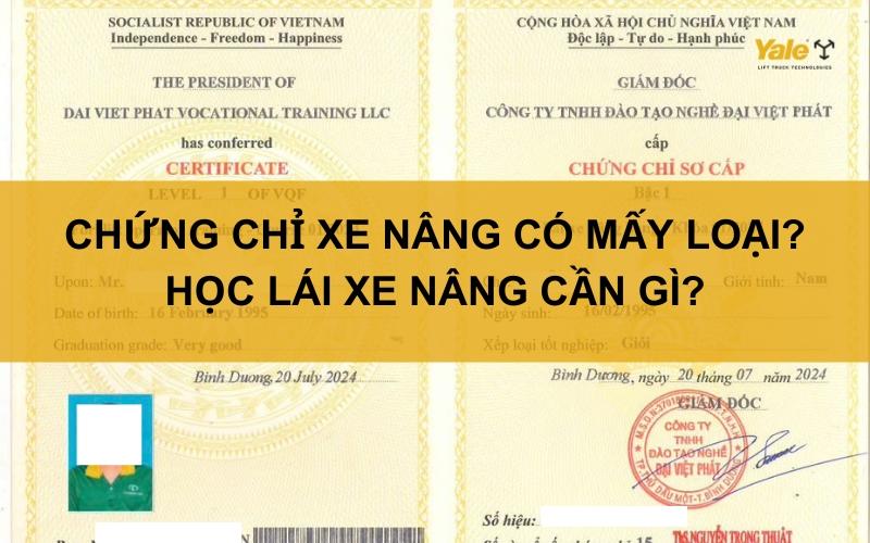 Tổng quan nội dung đào tạo để lấy chứng chỉ vận hành xe nâng bao gồm lý thuyết và thực hành an toàn