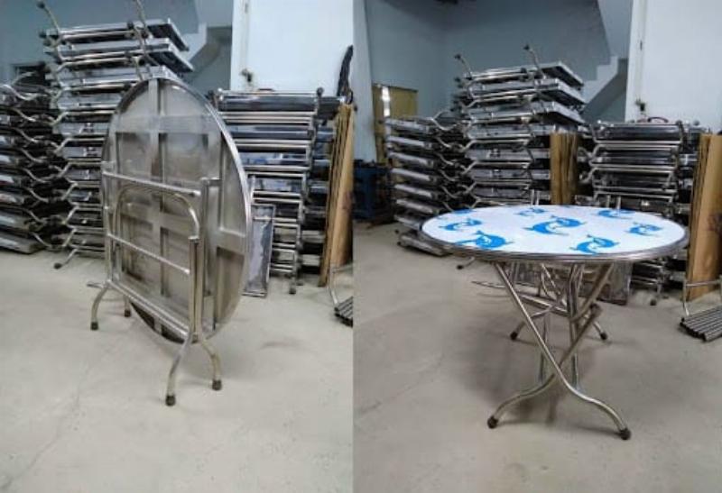 Phân loại bàn xếp inox theo kích thước và mục đích sử dụng