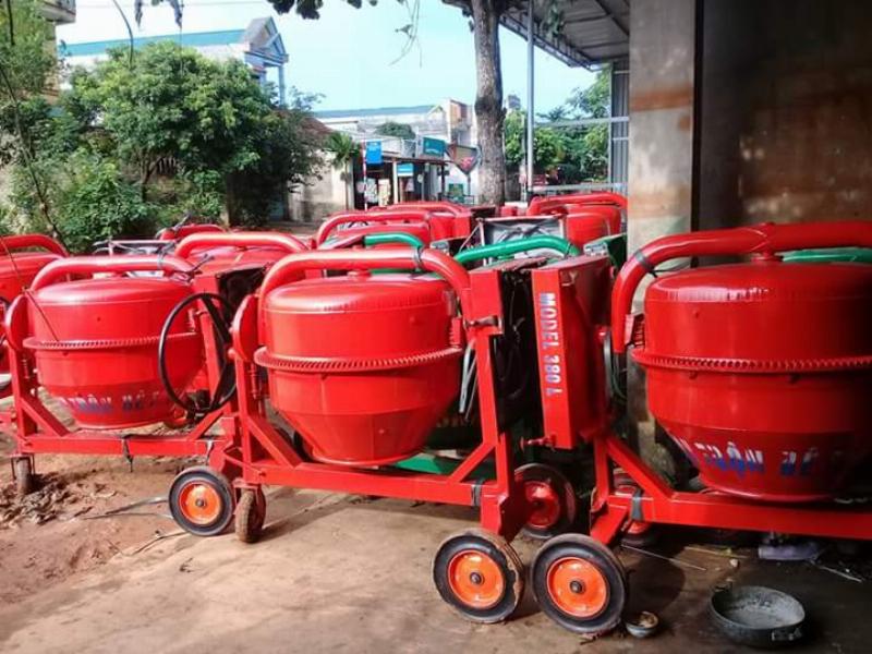 Sử dụng máy trộn bê tông đúng cách