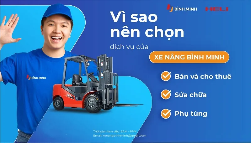 Thuê xe nâng điện tại Bình Minh