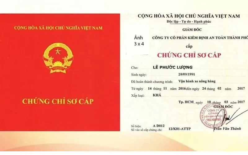 Tổng quan về chứng chỉ xe nâng