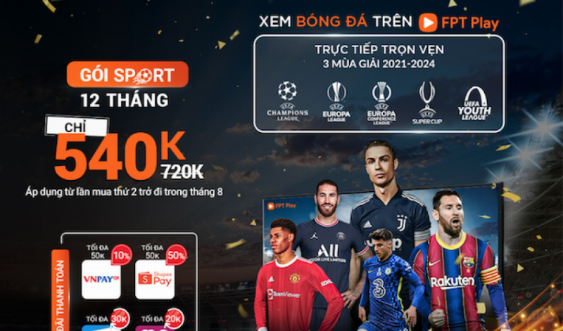 Tận hưởng trọn vẹn UEFA Super Cup