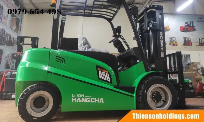 Xe nâng điện 4 bánh dòng A của hãng Hangcha