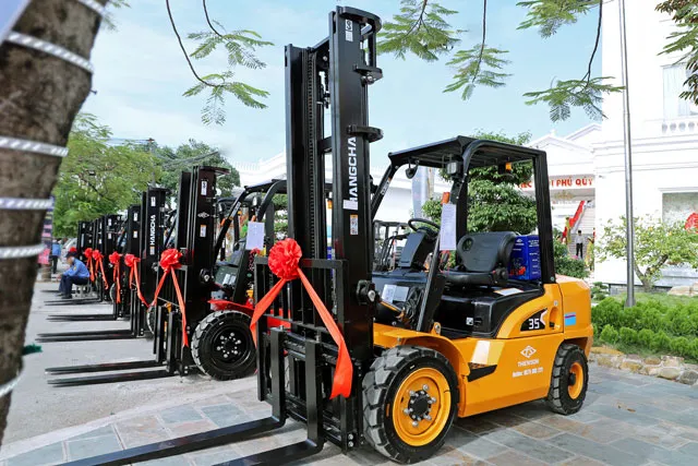 alt text: Xe nâng Hangcha mới số #1 Trung Quốc